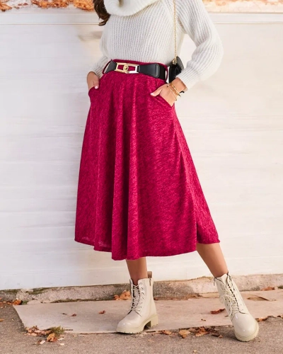 Royalfashion Women's midi skirt