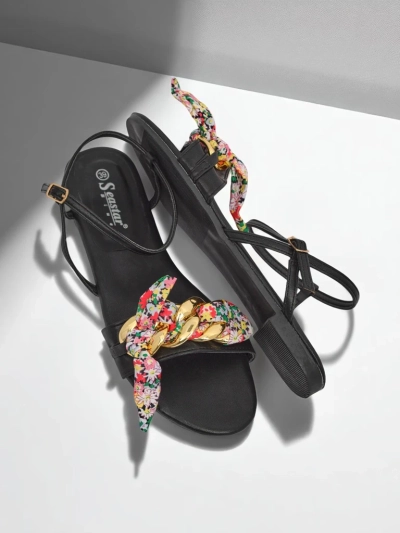 Royalfashion Naiste sandaalid tasasel tallal BareLuxe