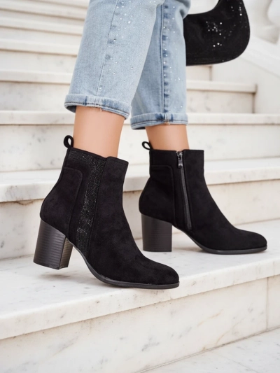 Royalfashion Women's heeled ankle boots Venotto