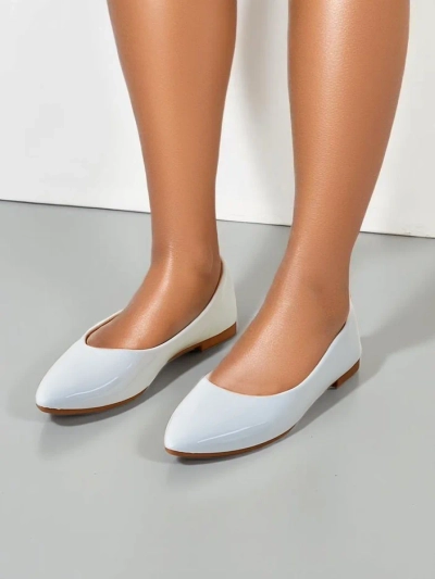 Royalfashion Женские балетки из патентованной экокожи Aramiese