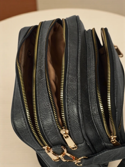 Small women's eco-leather handbag Hidden Thorn