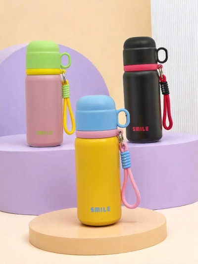 Royalfashion Thermal mug thermos with Happy Smile cup