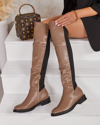 Royalfashion Women's Desela knee-high boots