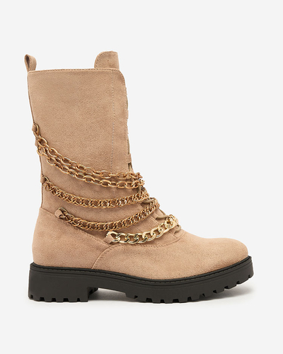 Royalfashion Women's bagger boots in light brown Goserre