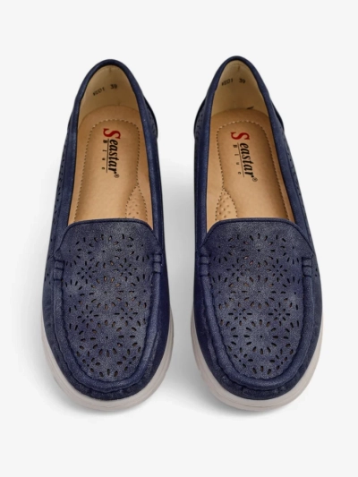Royalfashion Naiste perforatsiooniga mokassiinid Besset