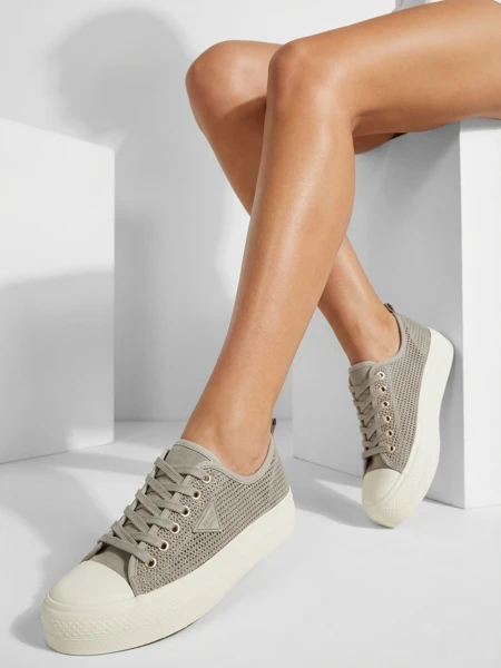 Callista Mesh Light Grey women's sneakers – comfort and style for summer and autumn