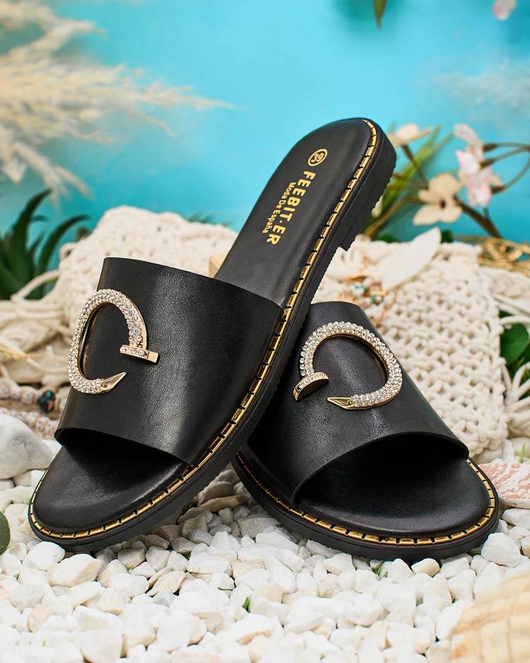 Royalfashion Naiste flip-flopid Omerta lapikpall