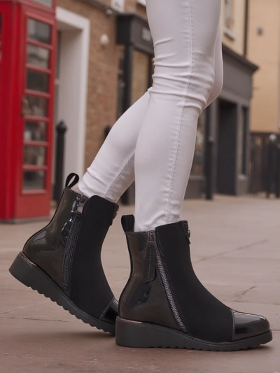 Royalfashion Women's Worker Ankle Boots Volio