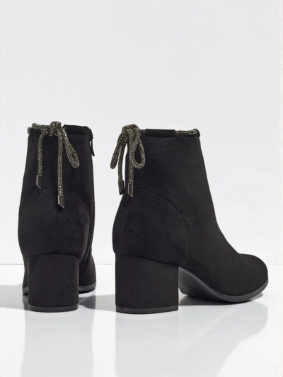 Women's Ornella eco-suede heeled ankle boots