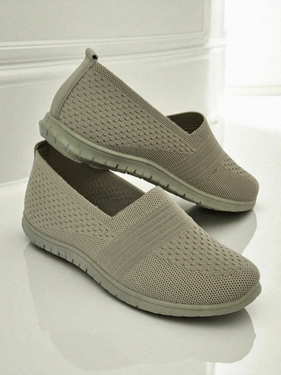 Gaia Verde naiste mokassiinid – mugavad rohelised kangast kingad madala kontsaga