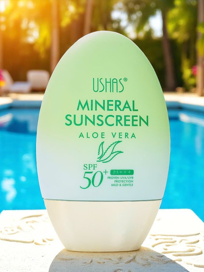 USHAS Tugevalt niisutav aaloe päikesekaitsekreem SPF 50