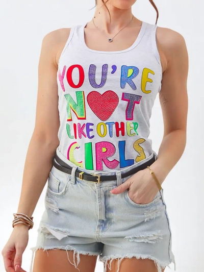 Женская хлопковая майка Royalfashion с бретелями и уникальными принтами