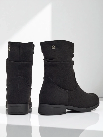 Norvia Women's High Eco Suede Ankle Boots