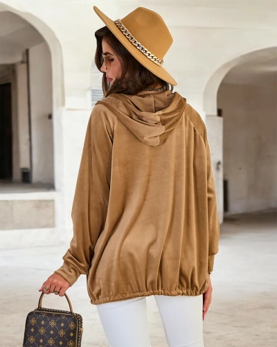 Royalfashion Women's Unzipped Hooded Sweatshirt