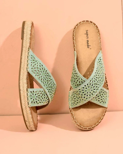 Royalfashion Женские шлепанцы на плоской подошве Tivona