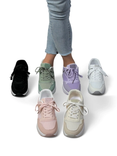Royalfashion Women's sports sneakers on a platform Revided
