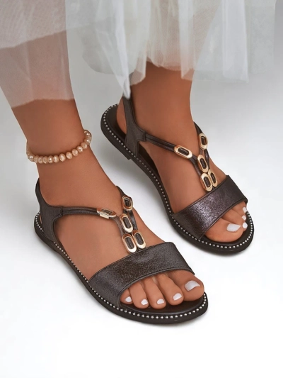 Royalfashion Women's Sandals with Decorative Straps Siena Glow
