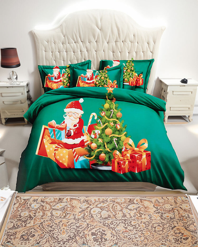Royalfashion Mustriline voodipesu 200x220 3-osaline komplekt