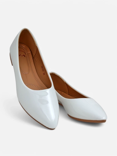 Royalfashion Women's patent ballet flats Aramiese