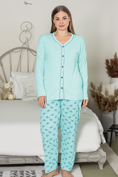 Royalfashion Cotton womenn's 2-piece pajama PLUS SIZE