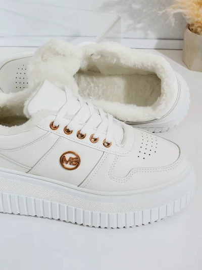 Royalfashion Warmed women's sneakers with fur Rozit