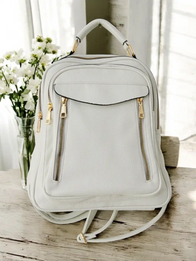 Royalfashion Small women's eco-leather backpack