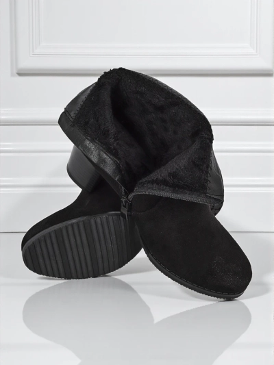 Naiste öko-seemisnahast kontsaga poolsaapad Crimson Dusk