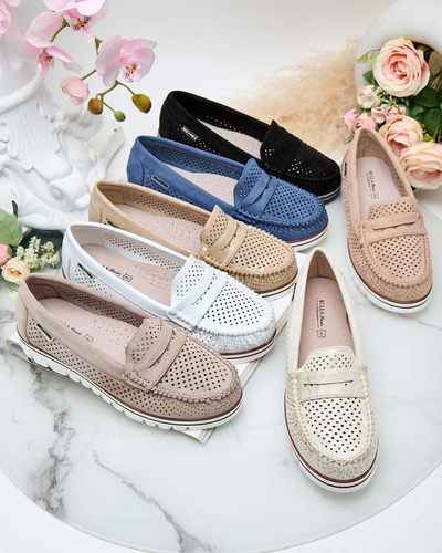 Royalfashion Openwork women's moccasins Leteller