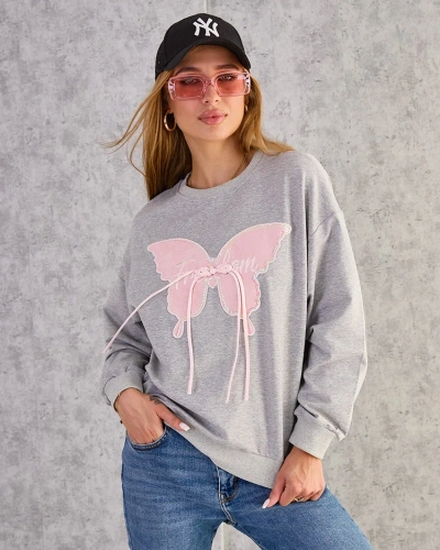 Royalfashion Women's Cotton Thin Print Sweatshirt