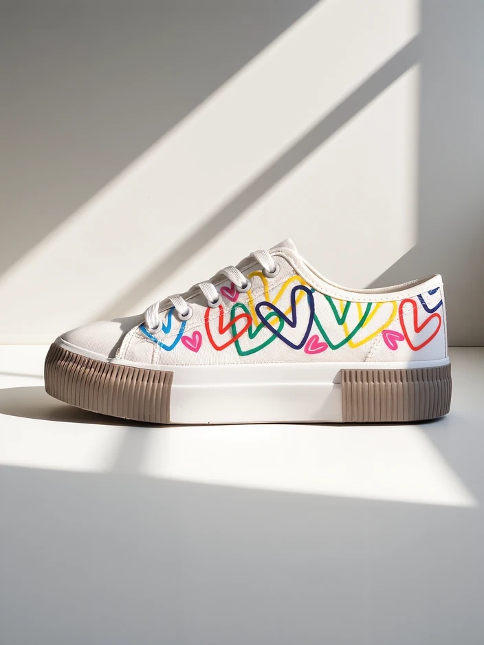 Royalfashion Naiste tenniset südame printiga Sercess