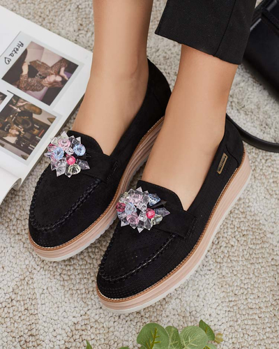 Royalfashion Mokassins with colorful stones Restea