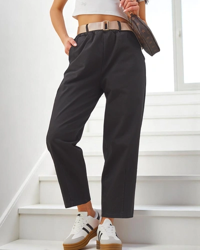 Royalfashion Хлопковые прямые женские брюки