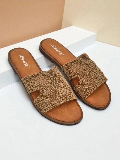 Rpyalfashion Women's sandals with a decorative strap Braida