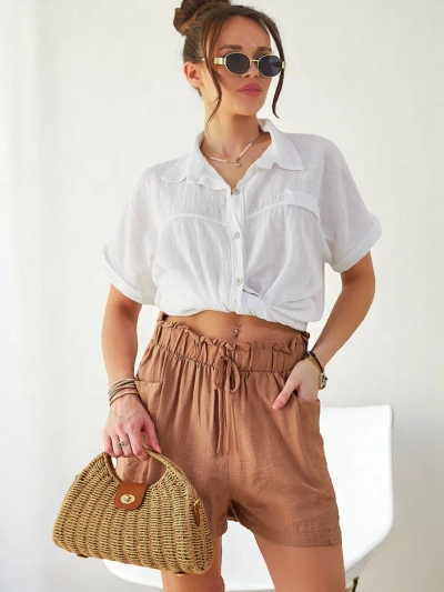 Royalfashion Naiste viskoossed lühikesed püksid