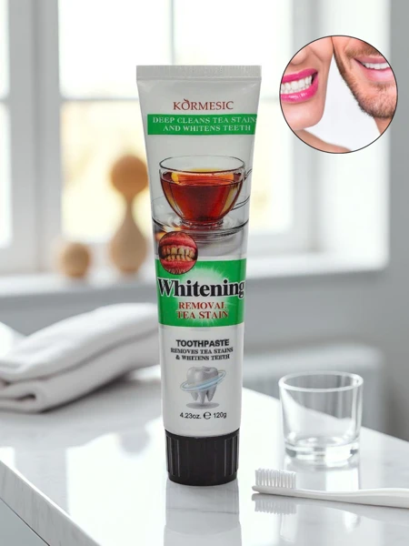Whitening and stain-removing toothpaste