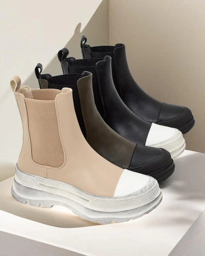 Royalfashion Kvinnors Slip-on stövlar Anerr