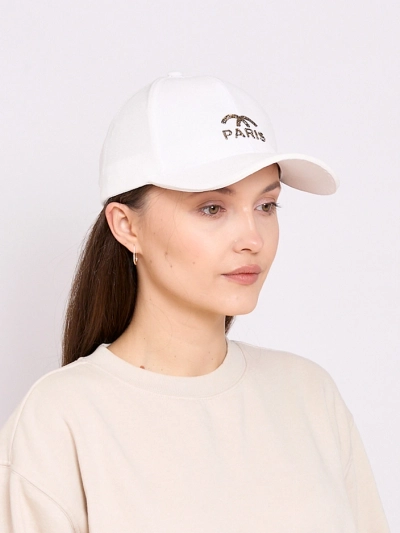 Royalfashion Женская кепка с козырьком и украшением из страз