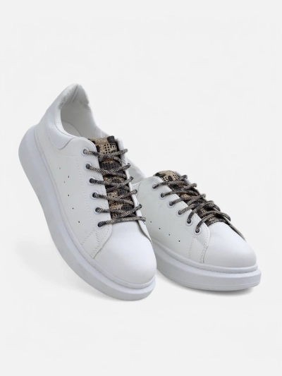 Lalla Bianca: Elegant Women's Platform Sneakers