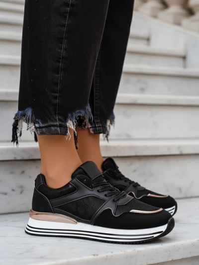 Royalfashion Women's platform sports sneakers Erixo