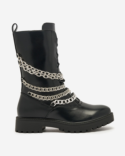 Royalfashion Naiste baggersaapad mustad Goserre