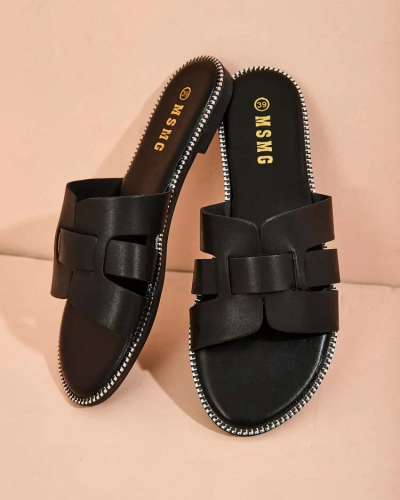 Royalfashion Naiste Omipp lamedatallalised flip-flops