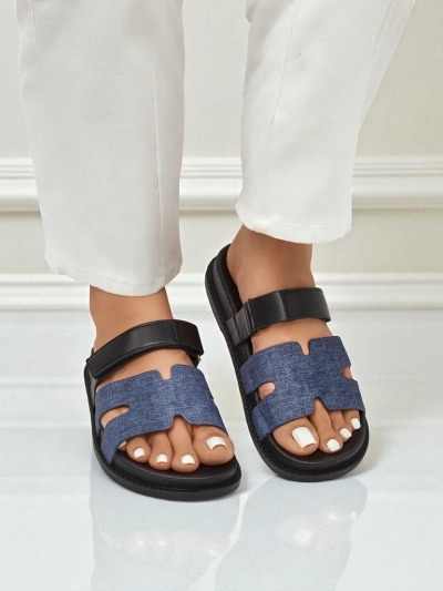 Royalfashion Women's slippers made of eco leather FlexiComfi