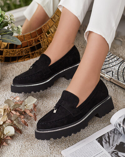 Royalfashion Женские мокасины с цирконами Ali