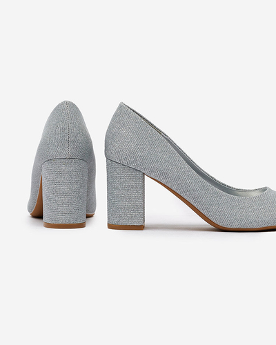 Royalfashion Women's Eotira Glitter Stiletto Post Top pumpad