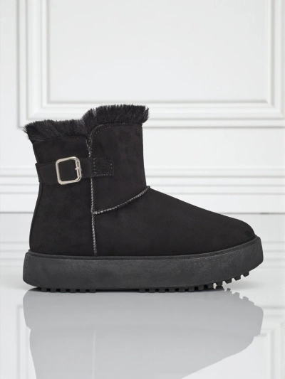 Royalfashion Women's Winter Crest Short Snow Boots