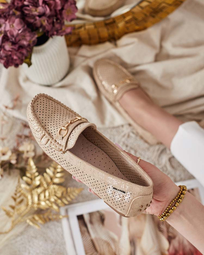 Royalfashion Женские ажурные мокасины Mill