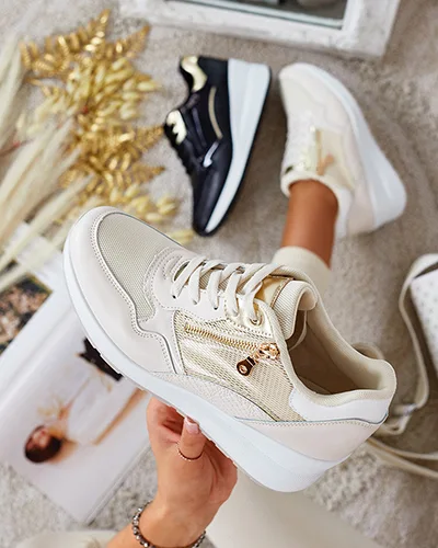 Royalfashion Women's sporty sneakers on a Nentas catskin