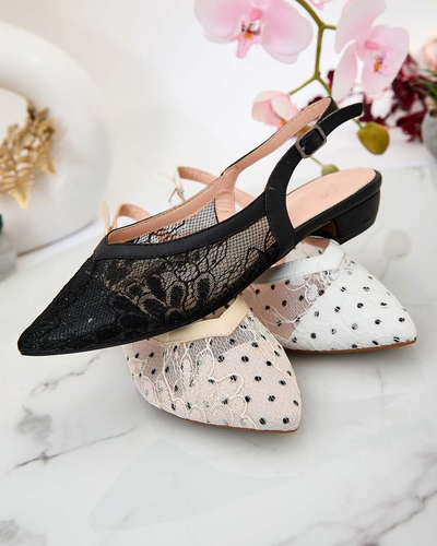 Royalfashion Women's a'la ballerina sandals with lace Benoce