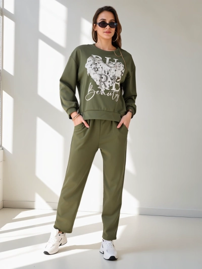 Royalfashion Women's viscose set with print