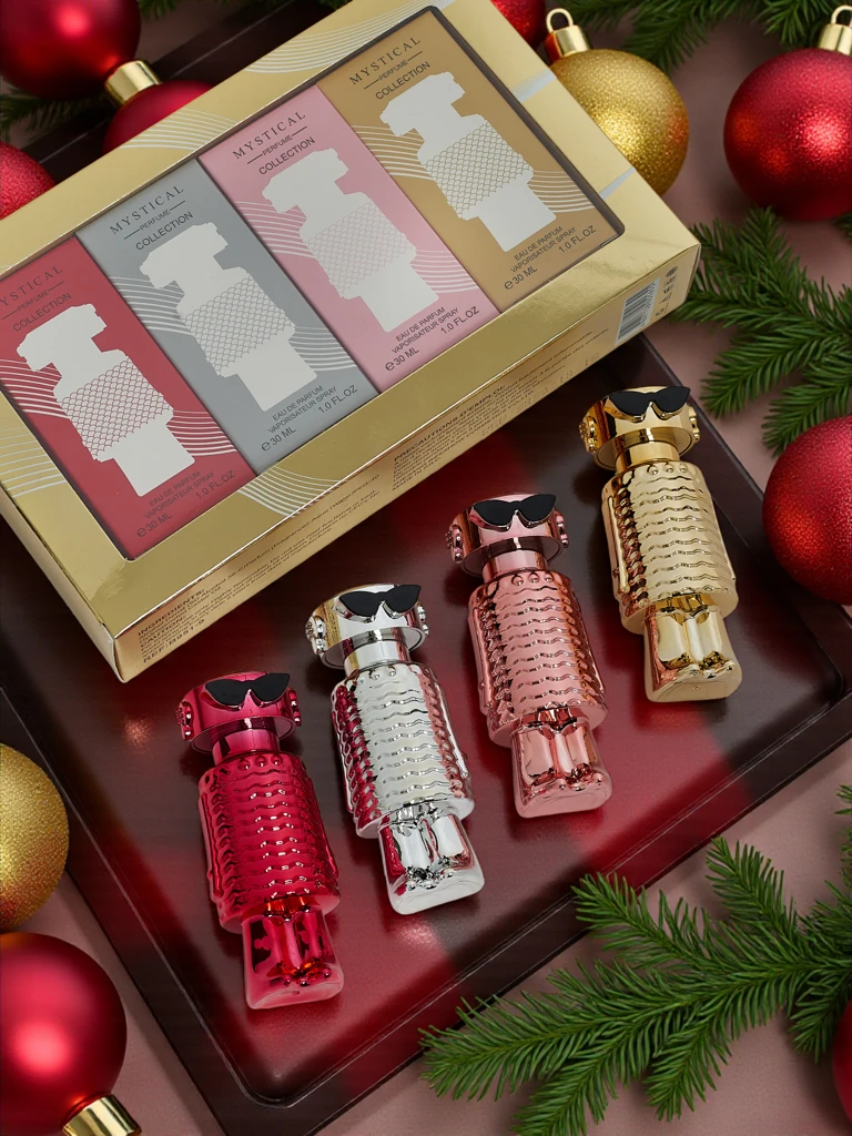 4 x inspireeritud naiste parfüümvee Mystical Collection komplekt